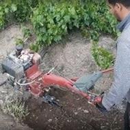 شخم باغ با دستگاه کولتیوواتر