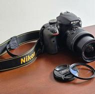 دوربین(nikon 3400d) با لنز 55_18