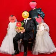 دو دست لباس عروس دخترانه خوشگل