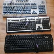 کیبورد کامپیوتر ps2 جنس قدیم مقاوم