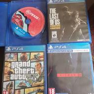 4 عدد بازی ps4 در حد نو