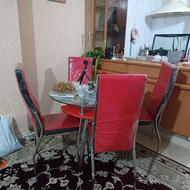 میز نهار خوری 4نفره در حد نو