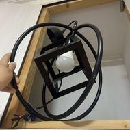 لوستر هندسی مکعبی مشکی