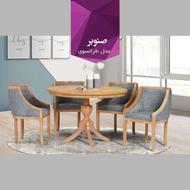 مدل فرانسوی صندلی ومیز غذاخوری