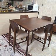 مدل فیلی صندلی غذا خوری چوب راش کاری زیبا کمجا