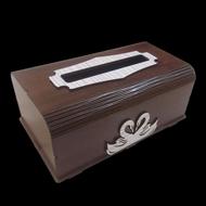 جعبه دستمال کاغذی کادویی/500 برگی/درب مخفی/ تخفیف ویژه