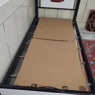 تخت یک نفره فلزو چوب