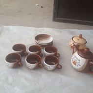 سرویس قهوه خوری سفال