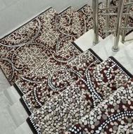 فرش پله طرح سنگی