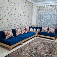 مبل ال همراه با میز وسط