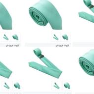 کروات فیروزه فیروزه ای