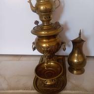 یه سماور مسی و تابلو