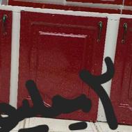 5 عدد کابینت، کارکرده، ورق سفید رنگ کوره ای