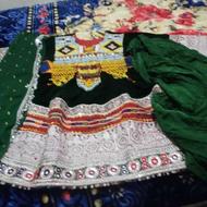 یک عدد لباس گندی افغانی. دست ساز