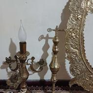 آینه شعمدان برنجی