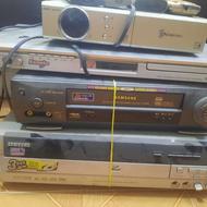 تلویزیون سونی 21 اینچ اصل ژاپن و ویدیو cd و vhs