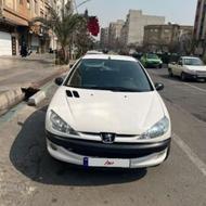 206 تیپ 2 مدل 91 بدون رنگ تمیز