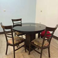 میز ناهارخوری چوب گردو