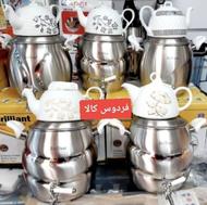کتری و قوری تمام استیل کف چدن
