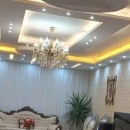 لوستر برنز 8 شاخه دوتایی