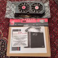 کارت گرافیک RX580 درحد نو 7 ماه کارکرده