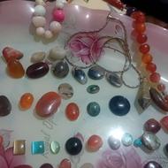 سنگهای فیروزه. عقیق. باباقوری. شجر و..... قیمت از 80000