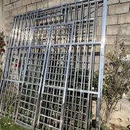 نرده استیل فولادی تو پر همراه با میلگرد