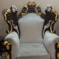 مبل سلطنتی تمام چوب راش مبل کلاسیک