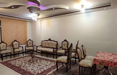 آپارتمان مبله حیاط دار ، شیک و تمیز ، فلکه معلم