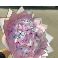 دسته گل پروانه ای ریسه