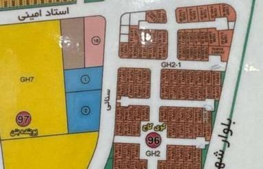 304 متری زمین آپارتمانی/ موقعیت تجاری/ بر اصلی