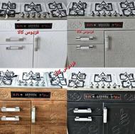 اجاق گاز طرح فر کابینت استیل