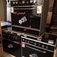 اجاق گاز طرح فر 5شعله لعاب