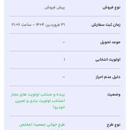 فروش حواله پیش فروش دنا پلاس 6دنده طرح مادران