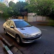 پژو 206 صندوقدار V8 مدل 88 | نقره‌ای