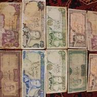 تعداد 11عدد اسکناس پهلوی خاص و بی نظیر با سریال خاص