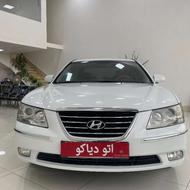 هیوندای سوناتا 2009 سفید اتوماتیک