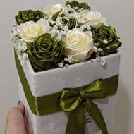 انواع دسته گل روبانی