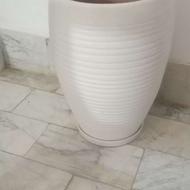 گلدان سفالی وزیر گلدانی