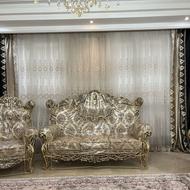 پرده طرح دار حریر