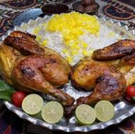 زرشک پلو و پلو اکبر جوجه