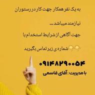 استخدام فوری آقا و خانم در رستوران