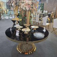 میز گرد پایه طرح دار