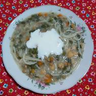 پخت آش رشته و ترش