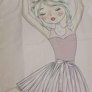 والان دخترانه زیبا
