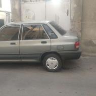 پراید 90 sL زیتونی بدون رنگ جلو و عقب سالم
