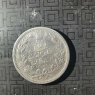 5000دیناری مظفردین شاه نقره 23گرم