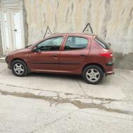 206 سفارشی سانروف. اتوماتیک .سنسور دنده عقب.داخل چرم کارخانه