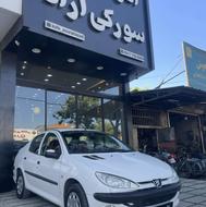 پژو 206 صندوقدار v8 مدل1396 بدون رنگ