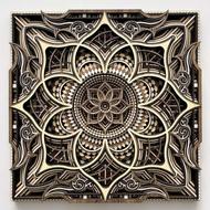 فایل سه‌بعدی طرح منبت مخصوص CNC